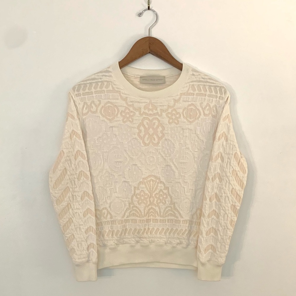 Stella McCartney Argyle Print Sweatshirt